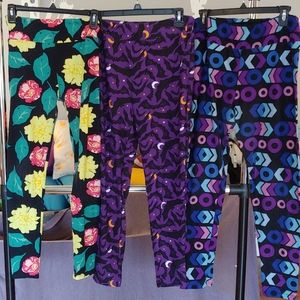 3 pair Leggings (two by LulaRoe)